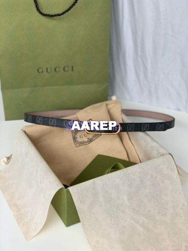 Replica Gucci Jackie Thin Leather Belt 649492 20