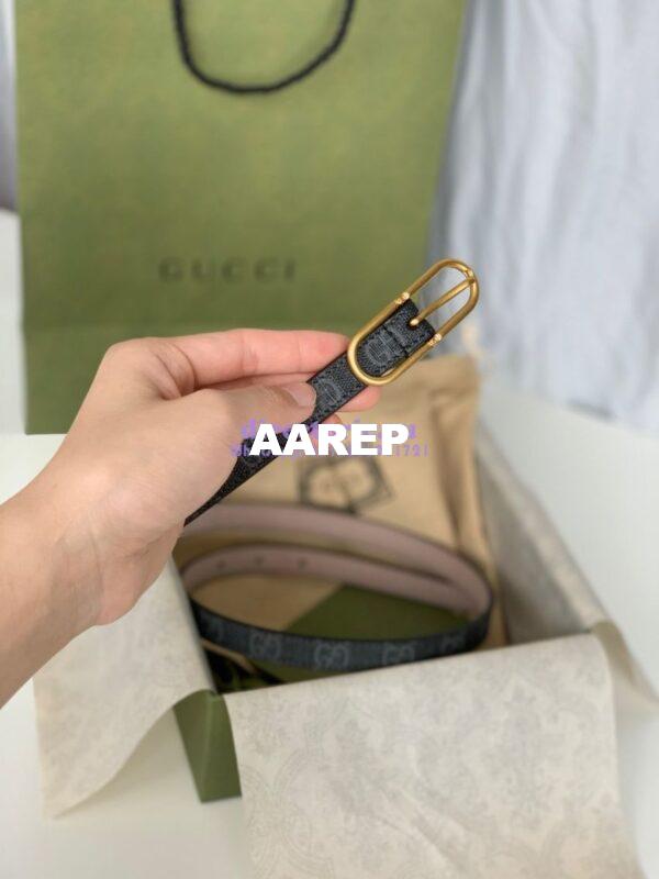 Replica Gucci Jackie Thin Leather Belt 649492 21