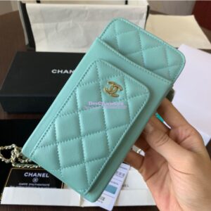 Replica Chanel Classic Clutch With Chain AP0990 Blue 2