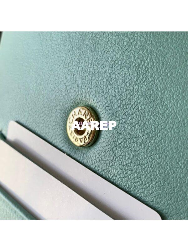 Replica Chanel Classic Clutch With Chain AP0990 Blue 6