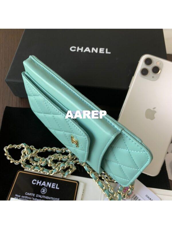 Replica Chanel Classic Clutch With Chain AP0990 Blue 7
