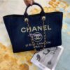 Replica Chanel A66942 Large Toile Deauville Shopping Bag in Denim JeanBlue 2