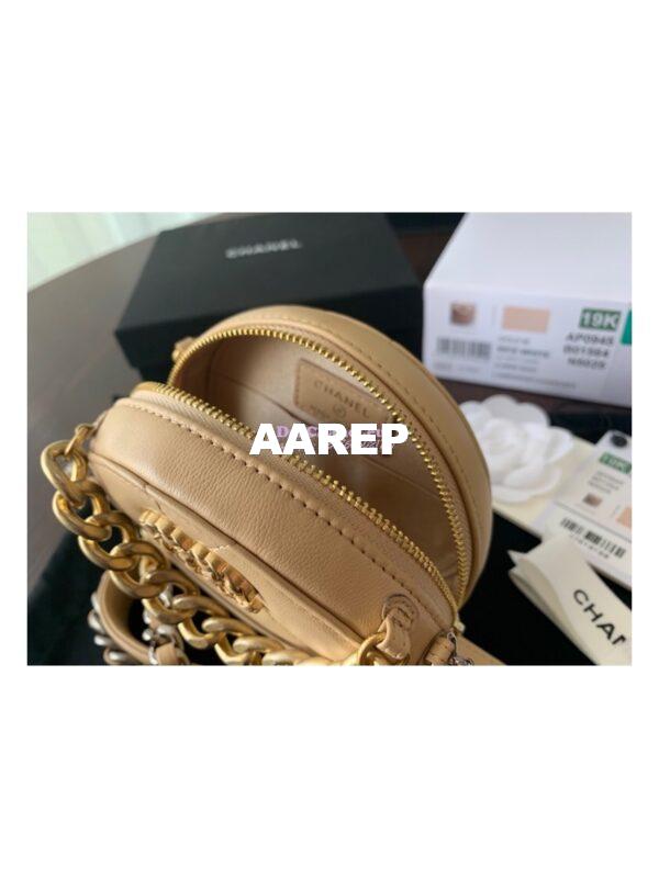 Replica Chanel 19 Clutch With Chain AP0945 Beige 7