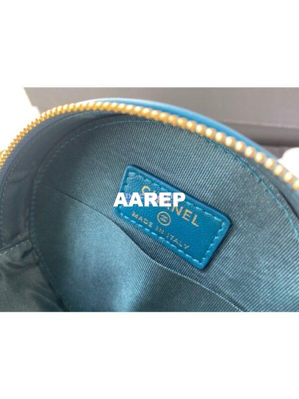 Replica Chanel 19 Clutch With Chain AP0945 Blue 9