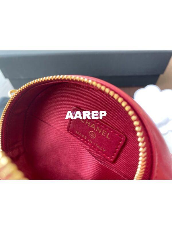 Replica Chanel 19 Clutch With Chain AP0945 Red 9