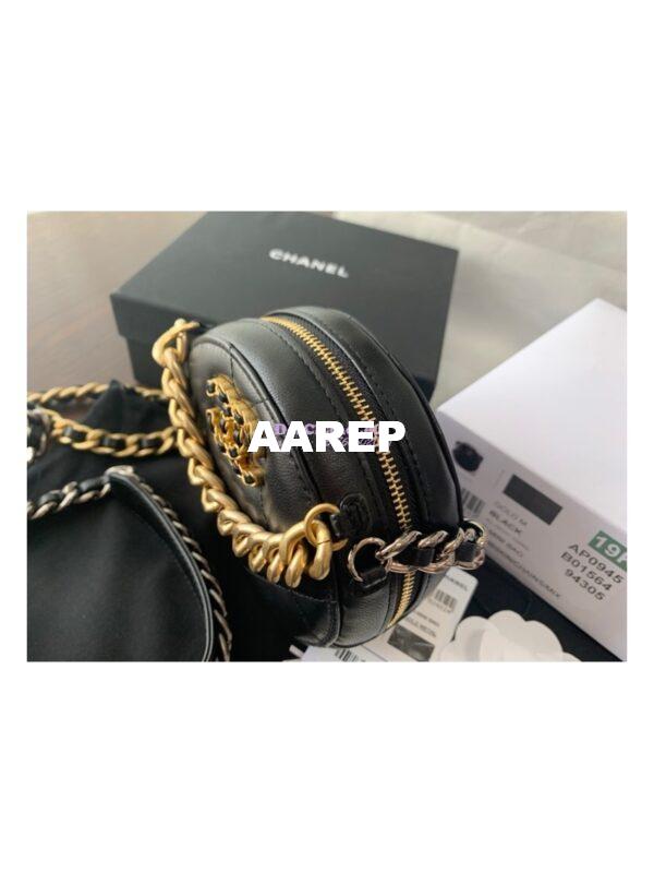 Replica Chanel 19 Clutch With Chain AP0945 Black 3