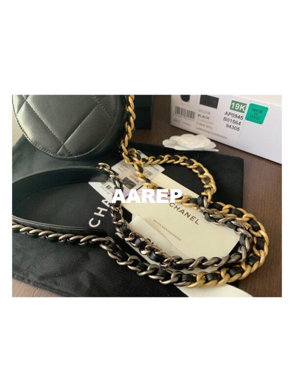 Replica Chanel 19 Clutch With Chain AP0945 Black 7