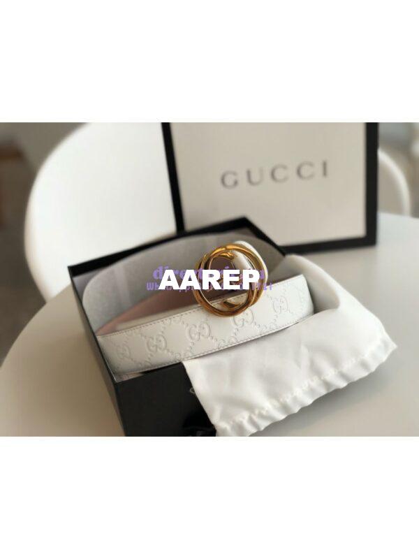 Replica Gucci Signature Belt with GG Buckle 525040 6