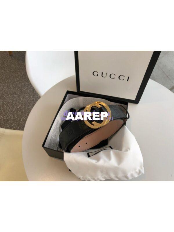 Replica Gucci Signature Belt with GG Buckle 525040 9