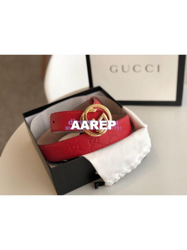 Replica Gucci Signature Belt with GG Buckle 525040 13