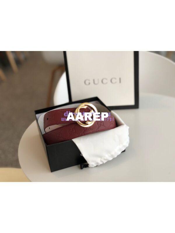 Replica Gucci Signature Belt with GG Buckle 525040 19