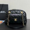 Replica Chanel 24A Maxi Bowling Bag Shiny Aged Calfskin AS4812