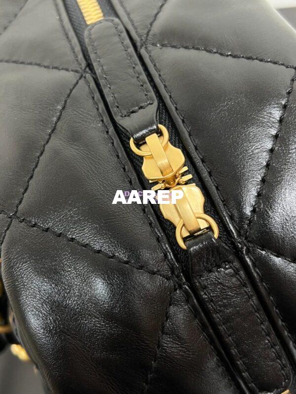 Replica Chanel 24A Bowling Bag Shiny Aged Calfskin AS4905 6