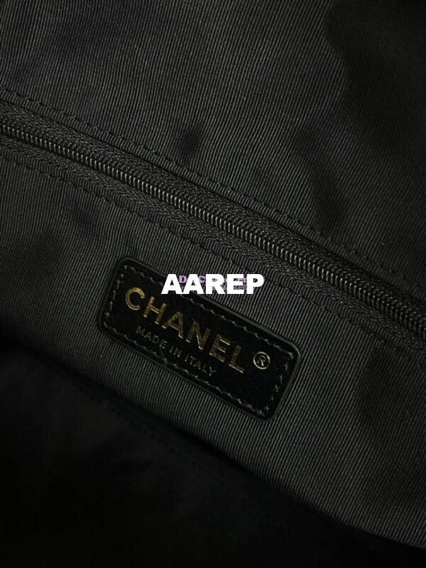Replica Chanel 24A Bowling Bag Washed Denim AS4905 5
