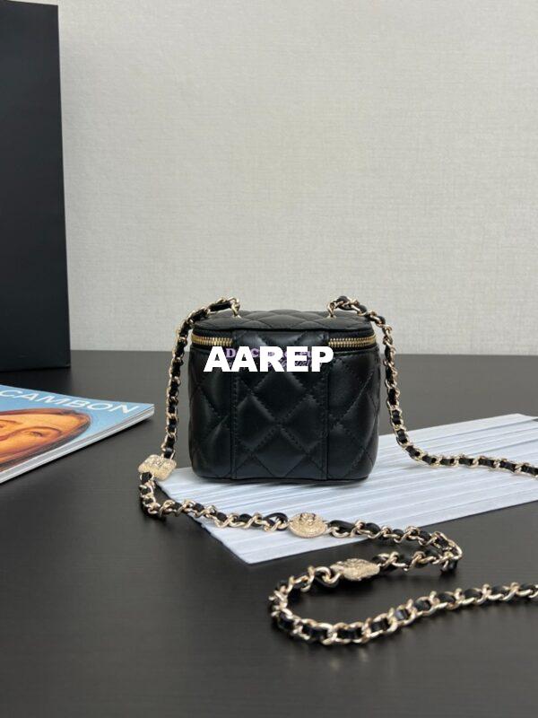 Replica Chanel Clutch with Chain Shiny Lambskin, Diamanté AP3941 9