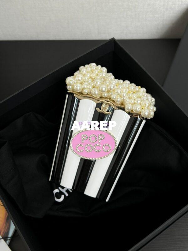 Replica Chanel 24K Popcorn Minaudiere Resin, Enamel, Imitation Pearls AS5217