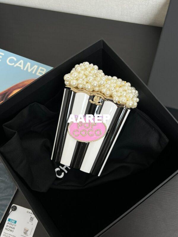 Replica Chanel 24K Popcorn Minaudiere Resin, Enamel, Imitation Pearls AS5217 2