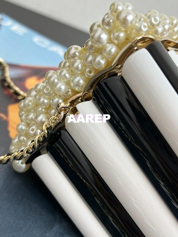 Replica Chanel 24K Popcorn Minaudiere Resin, Enamel, Imitation Pearls AS5217 5