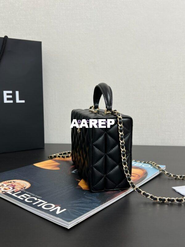 Replica Chanel Small Box Bag Lambskin AS5167 Black 2