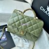 Replica Chanel Mini Flap Bag With Top Handle AS5043 Beige 2