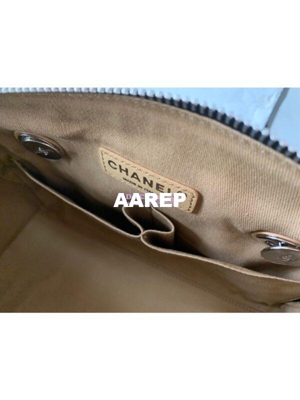Replica Chanel Small Bowling Bag in Calfskin AS1321 Black 16