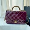 Replica Chanel Mini Flap Bag With Top Handle AS5043 Black