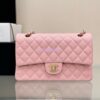 Replica Chanel New 24A SLG Lambskin Small Vanity With Chain and Top Handle Bag AP2198 Rosy 2