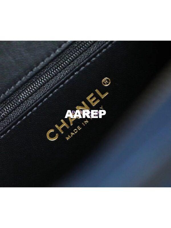 Replica Chanel CC Filigree Vanity Case Vanity Case A93343 Blue 8