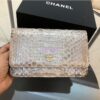 Replica Chanel Classic Wallet On Chain WOC in Python Leather 33814 C10