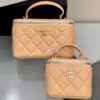 Replica Chanel 22 Handbag Shiny Calfskin & Gold Metal AS3260 AS3261 Dark Burgundy 2