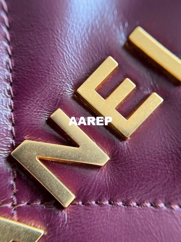 Replica Chanel 22 Handbag Shiny Calfskin & Gold Metal AS3260 AS3261 Dark Burgundy 19