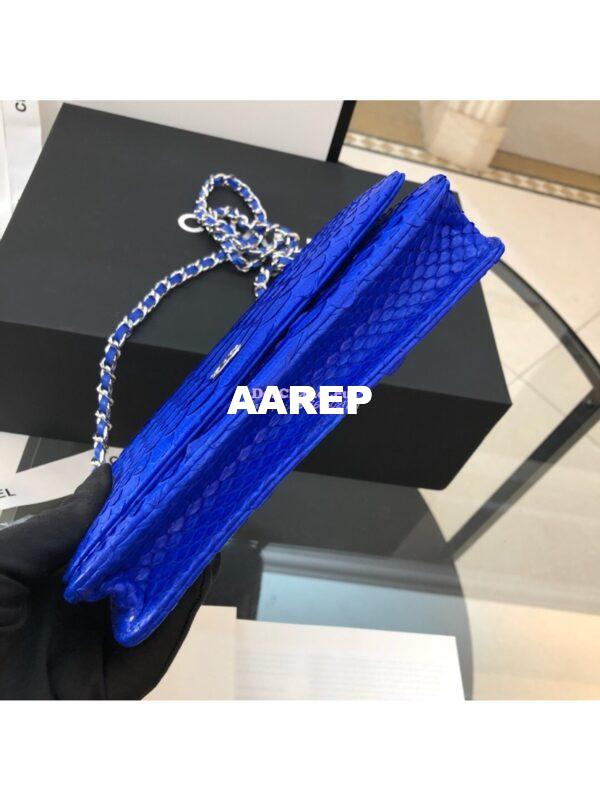 Replica Chanel Classic Wallet On Chain WOC in Python Leather 33814 C07 4