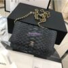 Replica Chanel Classic Wallet On Chain WOC in Python Leather 33814 C07