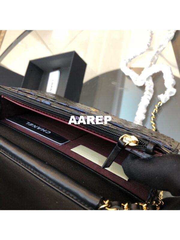 Replica Chanel Classic Wallet On Chain WOC in Python Leather 33814 C06 14