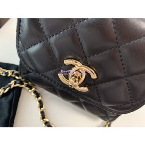 Replica Chanel Small Trendy CC Clutch With Chain A81633 Black 2