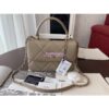 Replica Chanel New Trendy CC A92236 in Large Quilting Lambskin Green