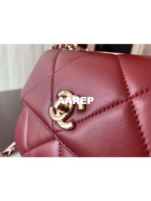 Replica Chanel New Trendy CC A92236 in Large Quilting Lambskin Red 7