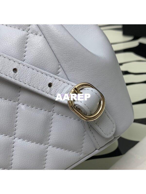Replica Chanel 24P Mini Duma Backpack in Calfskin AS2908 Grey 7