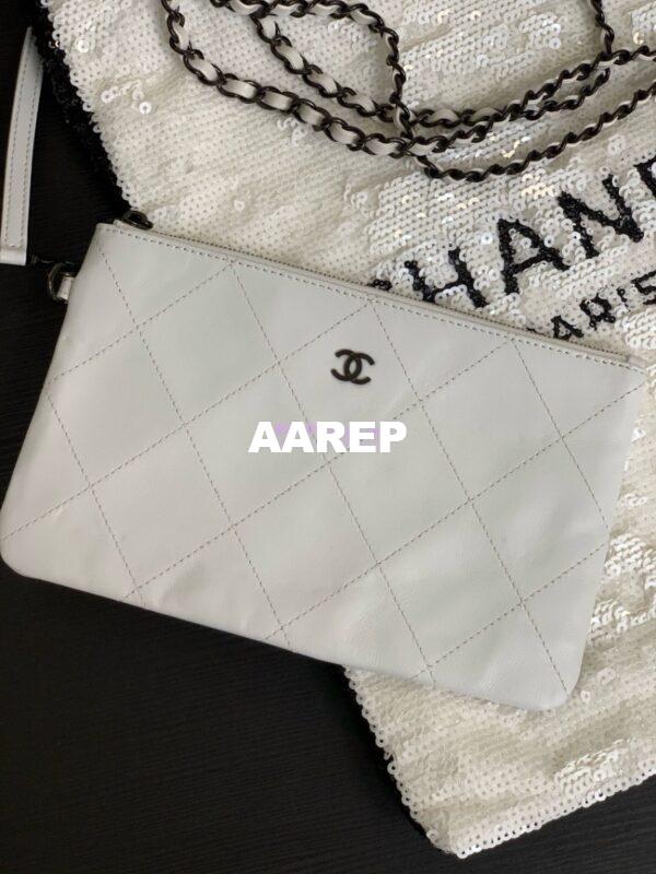 Replica Chanel 24SS Shopping Bag Sequins & Black Metal AS4856 4