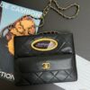 Replica Chanel 24B Limited Edition Lambskin Clutch AS5038 Black