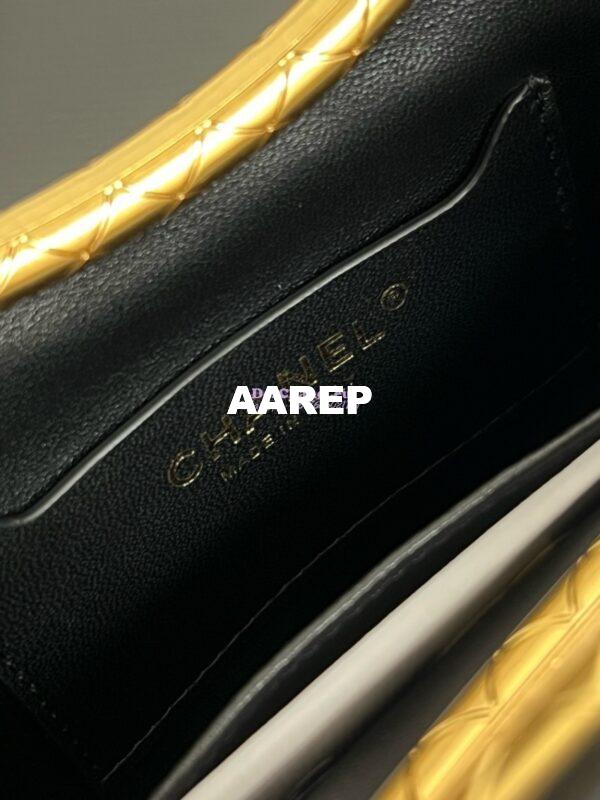 Replica Chanel 24B Limited Edition Lambskin Clutch AS5038 Black 4