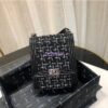 Replica Chanel 19s Cruise Boy North South Bag AS0130 Tweed Black