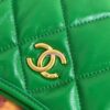 Replica Chanel 24A Mini Wallet On Chain Patent Calfskin AP4014 Black