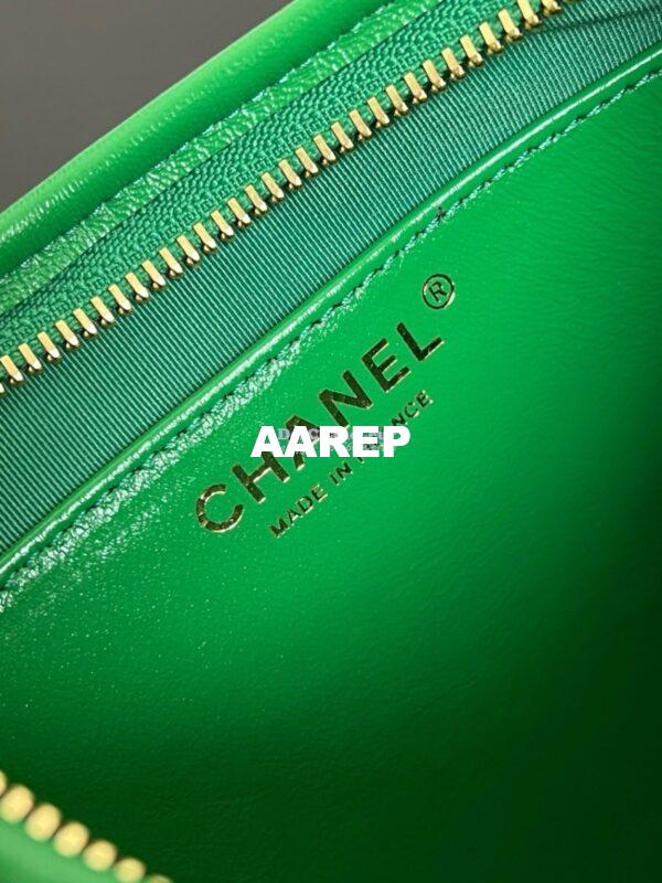Replica Chanel Small Hobo Bag Shiny Lambskin AS4922 Green 7