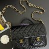 Replica Chanel 24A Mini Flap Bag With Top Handle Grained Calfskin AS4956 White Limited Edition