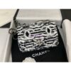 Replica Chanel Small Flap Bag Shiny Lambskin, Imitation Pearls AS5011 Black 2