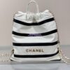 Replica Chanel Supermodel Weekender Black Leather Extra Large Travel Flap Shoulder Bag