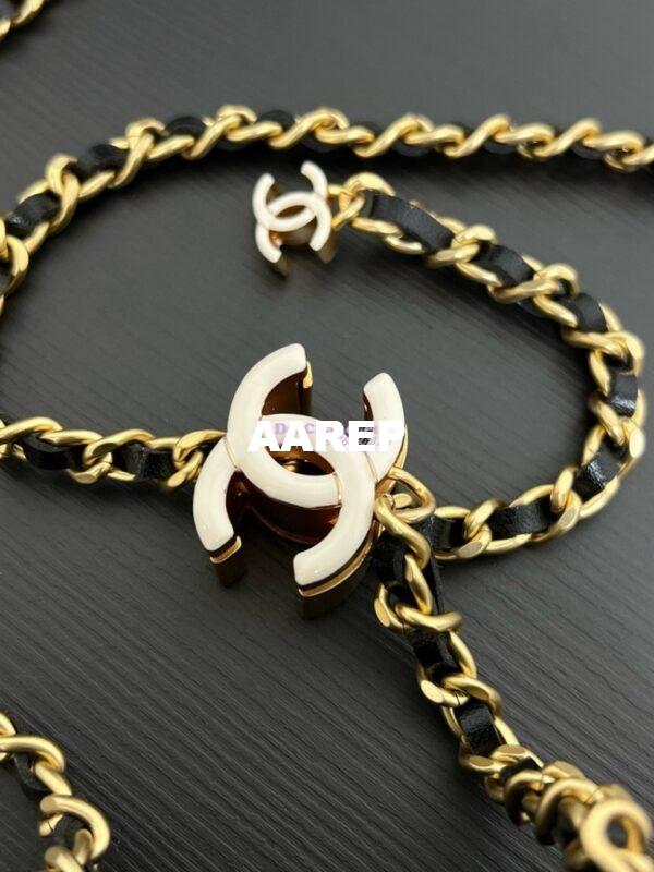 Replica Chanel Clutch with Chain Shiny Lambskin AP3941 Black (limited edition) 4