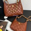 Replica Chanel Clutch with Chain Grained Shiny Calfskin AP4066 Black