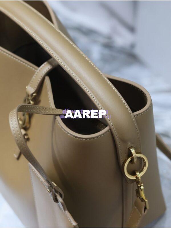 Replica YSL Saint Laurent Le 37 in Shiny Leather 7428282 Fox 8